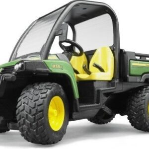 Bruder JD Gator 855D igračka vozilo sa velikim točkovima i kabinom brend Bruder kategorija igračke.