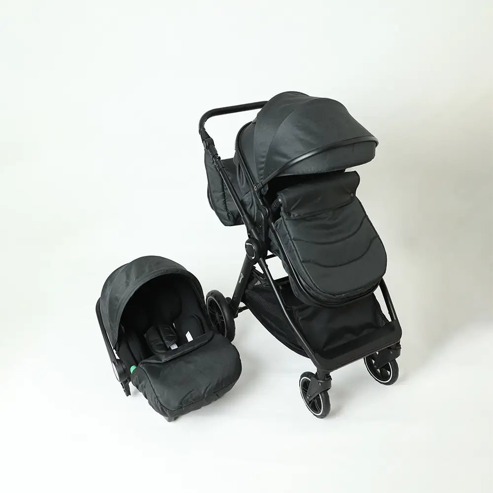 Kombinovana-kolica-za-bebe-X1-iSize-Black-sa-navlakom