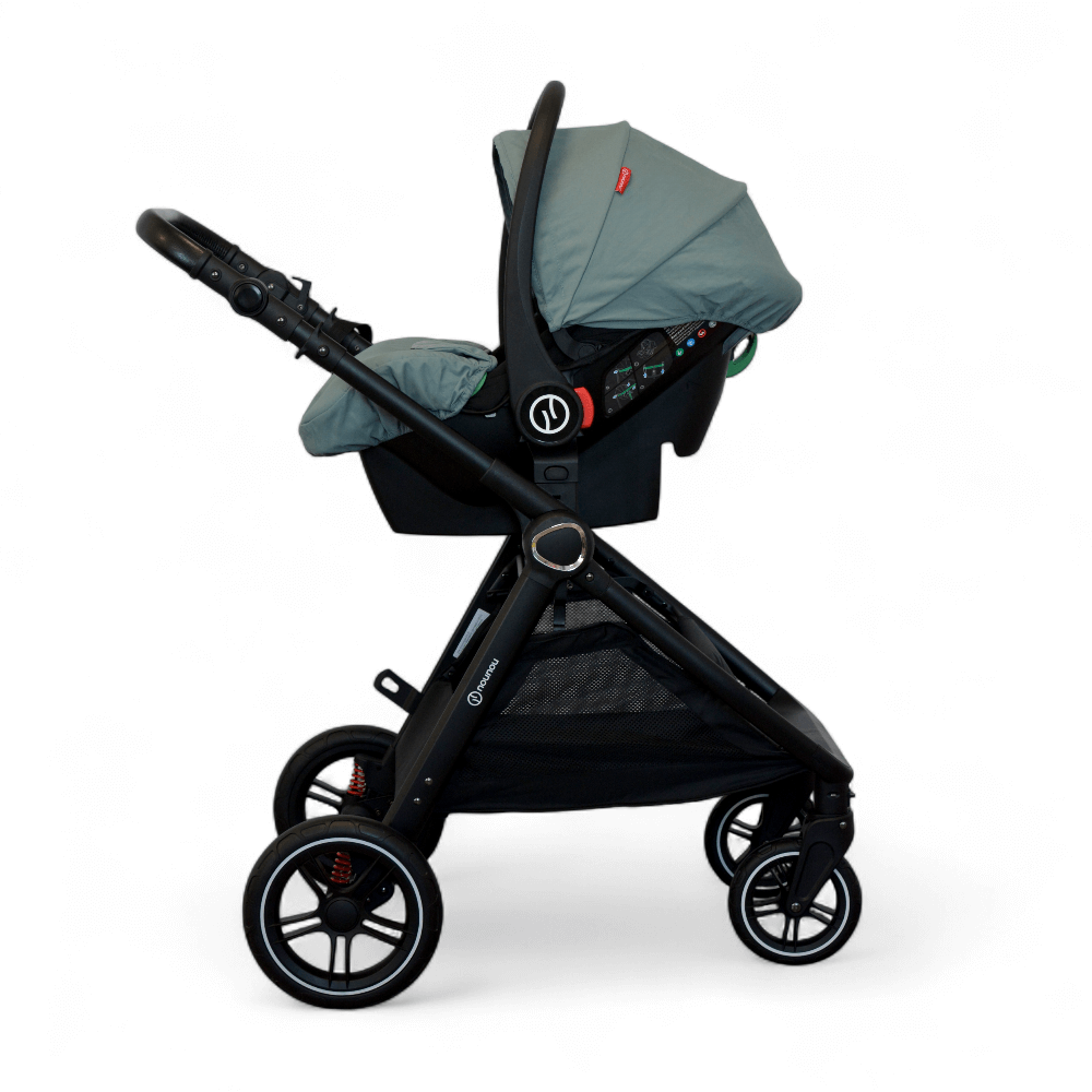 Kombinovana-kolica-za-bebe-X1-iSize-–-Green-auto-sediste-kompatibilno-sa-ramom-kolica