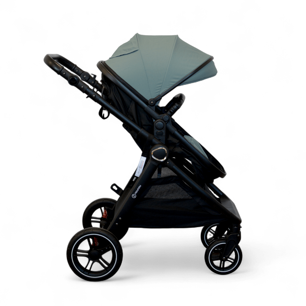 Kombinovana-kolica-za-bebe-X1-iSize-–-Green-prikaz-sa-bocne-strane-Photoroom