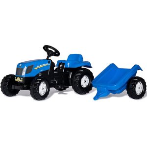 rolly toys 013074 traktor na pedale plavi