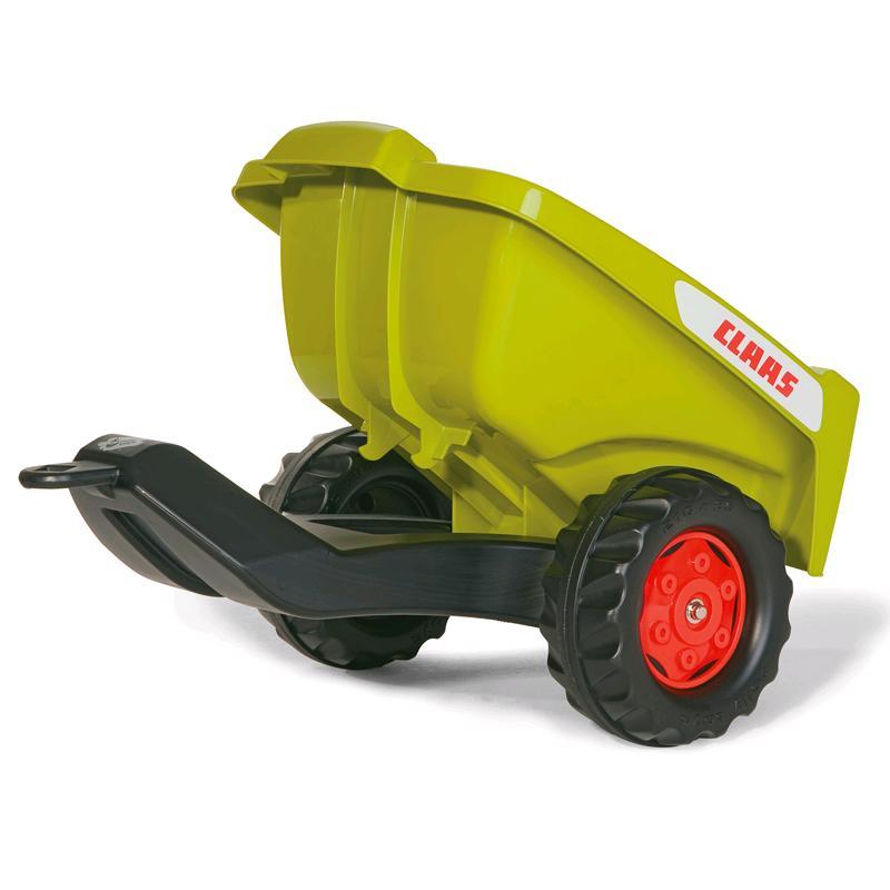 rollytoys-128853-2 prikolica rolly toys za dečiji traktor zelene boje 128853