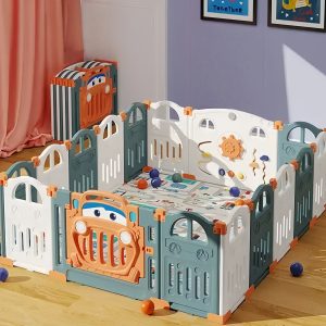Stvorite sigurnu i bajkovitu oazu za vaše mališane uz našu vrhunski osmišljenu dečiju ogradicu „Autić“. Sa dimenzijama od 188cm x 155cm i visinom od 63 cm, ovaj set pruža idealan prostor za igru, istraživanje i druženje, bilo u domu, vrtiću ili igraonici.