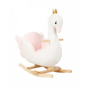 Kikka Boo White Swan Plišana njihalica sa klackalicom i sedištem