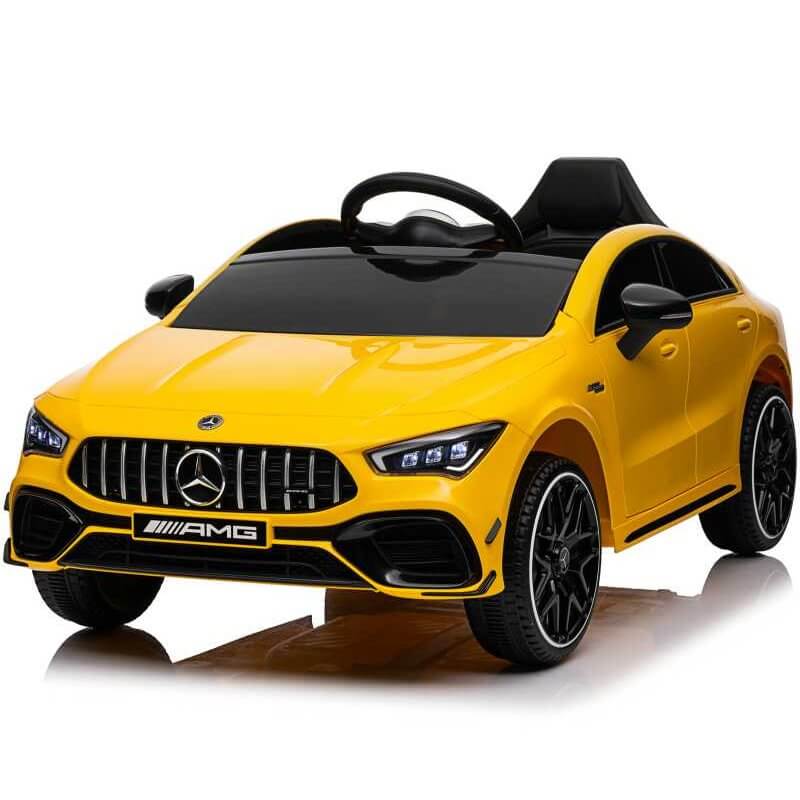 Mercedes CLA 45 AMG 4x4 Žuti - Dečiji automobil na akumulator-0