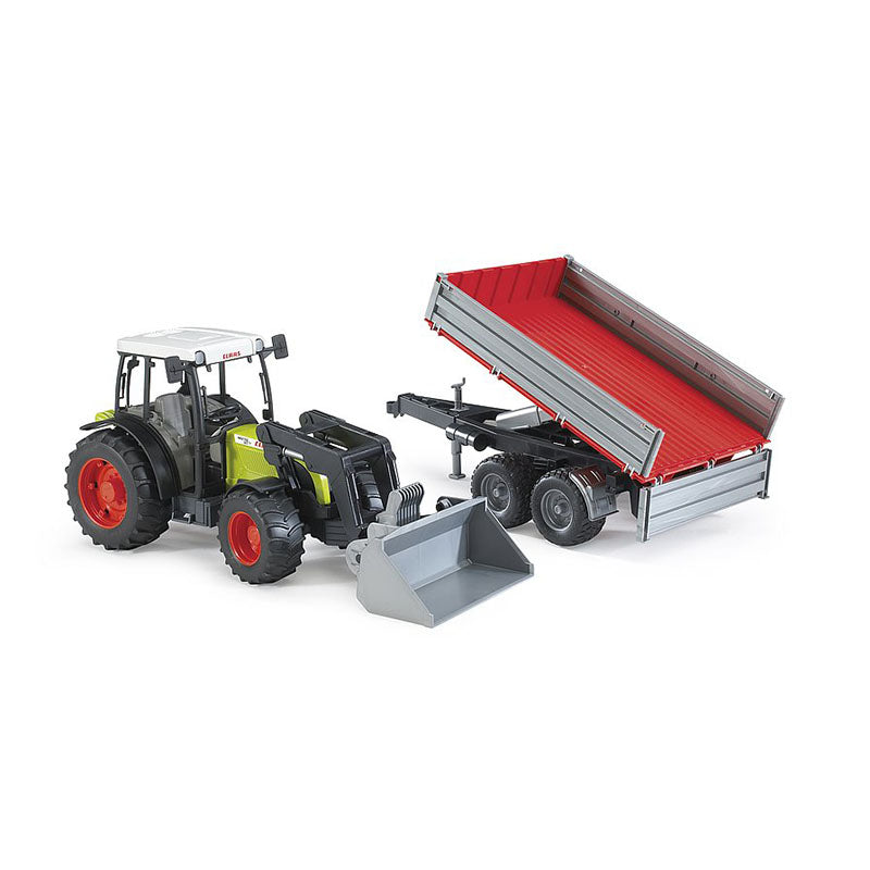 Traktor Claas Nectis 267 F sa utovariva?em i kiper prikolicom-2
